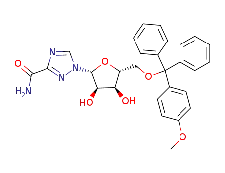 5'-O-(4-methoxytrityl)ribavirin