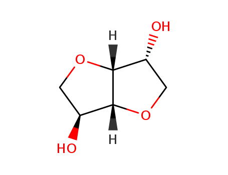 652-67-5,Isosorbide,1,4:3, 6-Dianhydro-D-glucitol;Hydronol;D-Glucitol, 1,4:3,6-dianhydro-;AT-101;Vascardin dinitrate;(1S,2S,5S,6R)-4,8-dioxabicyclo[3.3.0]octane-2,6-diol;Sorbid;(+)-D-Isosorbide;(1R,2S,5S,6R)-4,8-dioxabicyclo[3.3.0]octane-2,6-diol;Ismotic (TN);Devicoran;Glucitol, 1,4:3,6-dianhydro-, D-;Isosorbide (JP14/USP);D-Isosorbide;