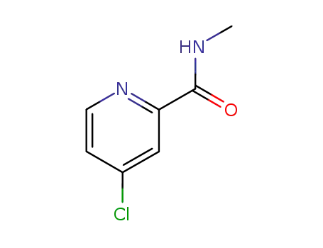 Molecular Structure of 220000-87-3 (N-Methyl-4-chloropyridine-2-carboxamide)