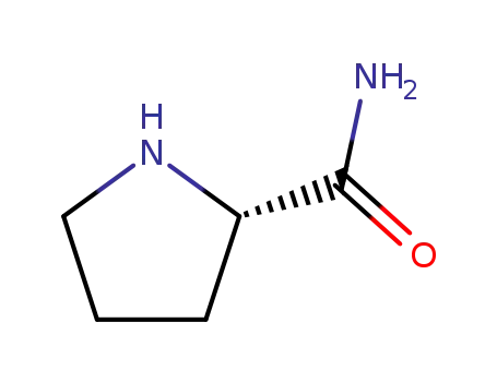 Molecular Structure of 7531-52-4 (L-Prolinamide)