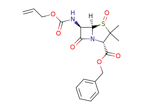 (2S,4S,5R,6R)-6-Allyloxycarbonylamino-3,3-dimethyl-4,7-dioxo-4λ4-thia-1-aza-bicyclo[3.2.0]heptane-2-carboxylic acid benzyl ester