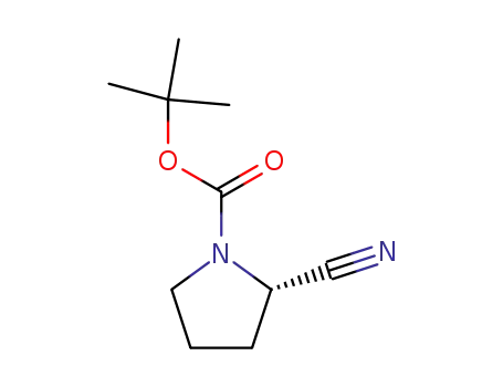 Molecular Structure of 228244-04-0 ((S)-1-Boc-2-cyanopyrrolidine)
