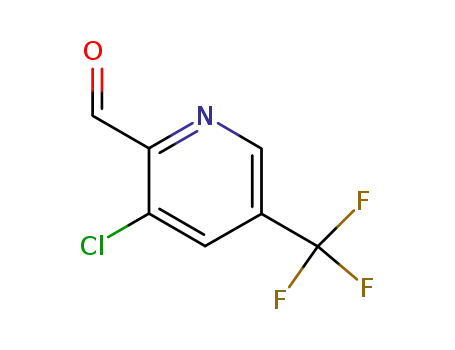 Molecular Structure of 175277-50-6 (3-CHLORO-5-(TRIFLUOROMETHYL)PYRIDINE-2-CARBOXALDEHYDE)