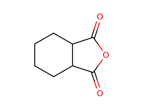 Molecular Structure of 85-42-7 (Hexahydrophthalic anhydride)