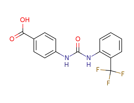 4-[3-(2-trifluoromethyl-phenyl)-ureido]-benzoic acid