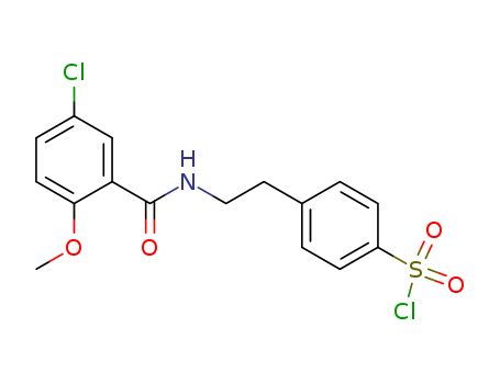 Benzenesulfonylchloride, 4-[2-[(5-chloro-2-methoxybenzoyl)amino]ethyl]-