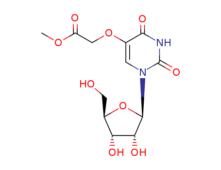 66536-81-0,Uridine-5-oxyacetic acid methyl ester,uridine-5-oxyacetic acid-methylester;5-(2-methoxy-2-oxoethoxy)uridine;5-methoxycarbonylmethoxyuridine;methyl 2-[1-[(2R,3R,4S,5R)-3,4-dihydroxy-5-(hydroxymethyl)oxolan-2-yl]-2,4-dioxopyrimidin-5-yl]oxyacetate;Methyluridine-5-oxyacetic acid;