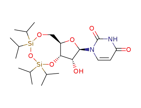Molecular Structure of 69304-38-7 (3',5'-O-(1,1,3,3-Tetraisopropyl-1,3-disiloxanediyl)uridine)