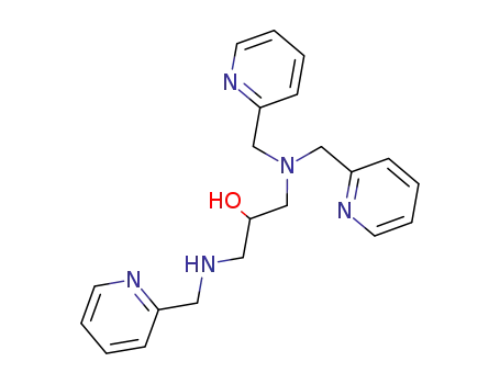 Molecular Structure of 276867-57-3 (2-Propanol,
1-[bis(2-pyridinylmethyl)amino]-3-[(2-pyridinylmethyl)amino]-)