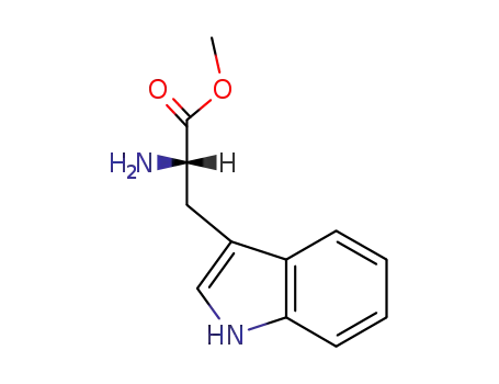 Molecular Structure of 4299-70-1 (methyl L-tryptophanate)
