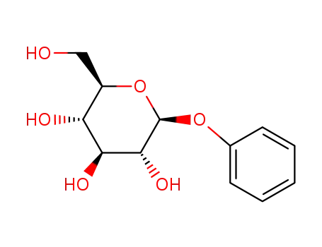 Molecular Structure of 1464-44-4 (PHENYL-BETA-D-GLUCOPYRANOSIDE)