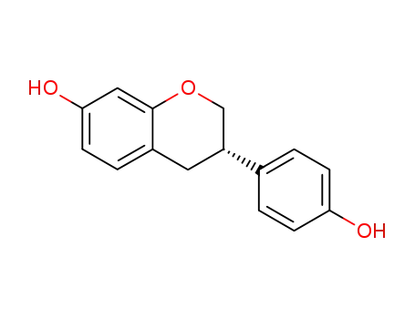 Molecular Structure of 531-95-3 (Equol)