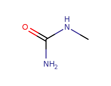 Molecular Structure of 598-50-5 (Methylurea)