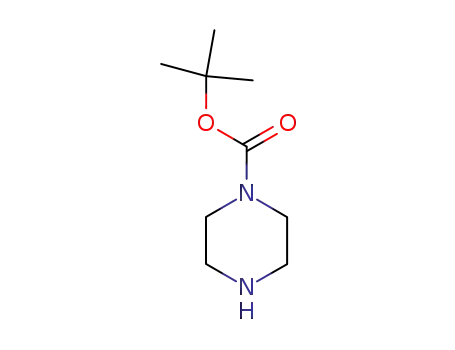 Molecular Structure of 57260-71-6 (tert-Butyl 1-piperazinecarboxylate)