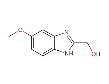 Molecular Structure of 20033-99-2 ((5-METHOXY-1H-BENZOIMIDAZOL-2-YL)-METHANOL)