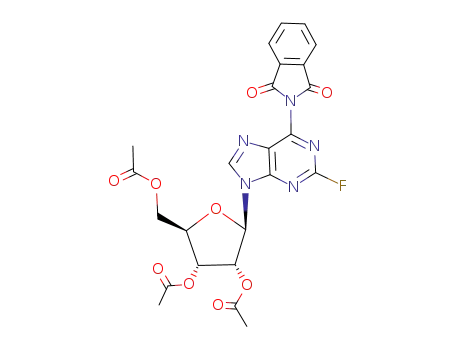 9-(2,3,5-tri-O-acetyl-β-D-ribofuranosyl)-2-fluoro-6-phthalimido-9H-purine