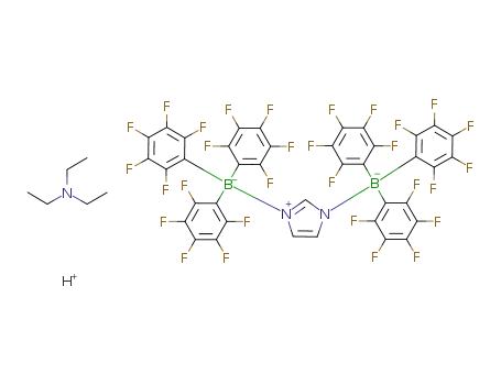 (μ-(1H-imidazolato-κ-N1:κ-N3))hexakis(pentafluorophenyl)di-borate(1-), N,N-diethylethanamine