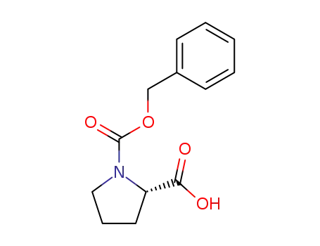 Molecular Structure of 1148-11-4 (N-Benzyloxycarbonyl-L-proline)