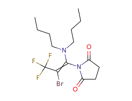 N-[2-Bromo-1-(N',N'-dibutylamino)-3,3,3-trifluoro-1-propenyl]succinimide