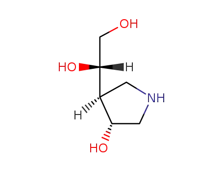 (3R,4S)-4-[(1S)-1,2-dihydroxyethyl]-3-hydroxypyrrolidine
