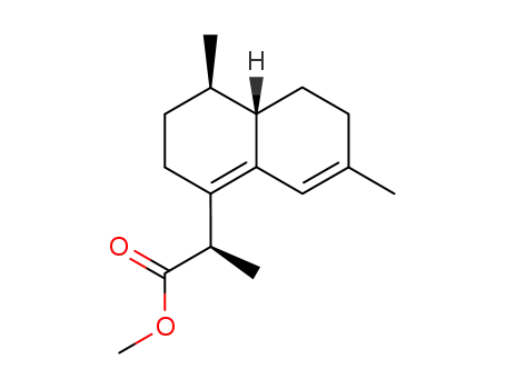 (R)-2-((4R,4aS)-4,7-Dimethyl-2,3,4,4a,5,6-hexahydro-naphthalen-1-yl)-propionic acid methyl ester