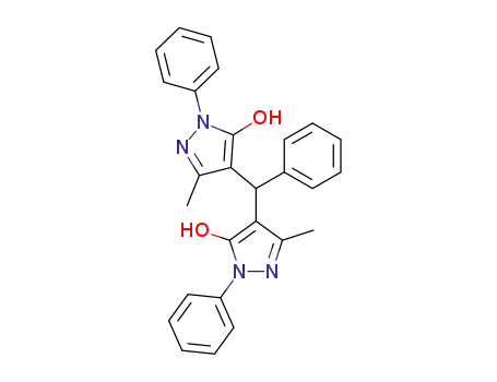 4,4'-(phenylmethylene)bis(3-methyl-1-phenyl-pyrazol-5-ol)