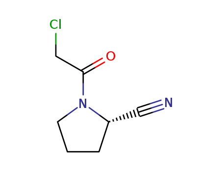 207557-35-5,(2S)-1-(Chloroacetyl)-2-pyrrolidinecarbonitrile,2-Pyrrolidinecarbonitrile,1-(chloroacetyl)-, (2S)- (9CI);(2S)-1-chloroacetylpyrrolidine-2-carbonitrile;(S)-1-(2-Chloroacetyl)pyrrolidine-2-carbonitrile;1-Chloroacetyl-2-(S)-cyanopyrrolidine;