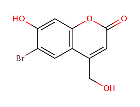 6-bromo-7-hydroxy-4-(hydroxymethyl)-2H-chromen-2-one