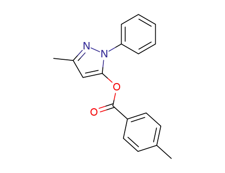 3-methyl-1-phenyl-1H-pyrazol-5-yl 4-methylbenzoate