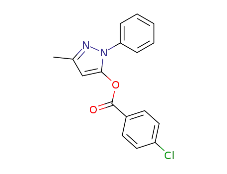 (3-methyl-1-phenyl-1H-pyrazol-5-yl) 4-chlorobenzoate