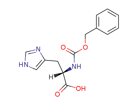 Molecular Structure of 14997-58-1 (N-Cbz-L-histidine)