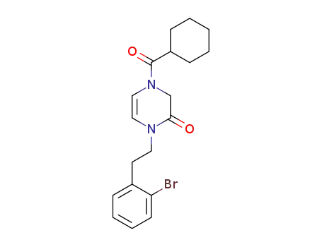 1-[2-(2-bromophenyl)ethyl]-4-(cyclohexylcarbonyl)-1,3,4-trihydropyrazin-2-one