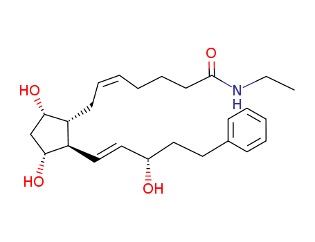 155206-00-1,Bimatoprost,AGN 192024;5-Heptenamide,7-[(1R,2R,3R,5S)-3,5-dihydroxy-2-[(1E,3S)-3-hydroxy-5-phenyl-1-penten-1-yl]cyclopentyl]-N-ethyl-, (5Z)-;Lumigan;Prostamide;