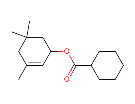 cyclohexanecarboxylic acid 3,5,5-trimethylcyclohex-2-enyl ester