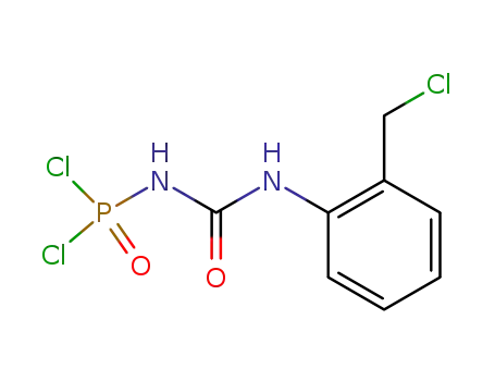 Molecular Structure of 603964-78-9 (Phosphoramidic dichloride, [[[2-(chloromethyl)phenyl]amino]carbonyl]-)
