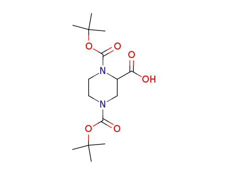 1-N-Boc-4-N-Bocpiperazine-2-carboxylicacid