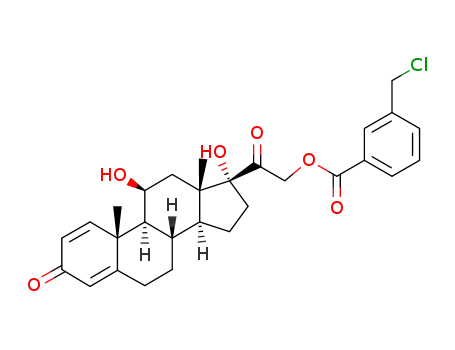 prednisolone 21-[3'-(chloromethyl)benzoate]