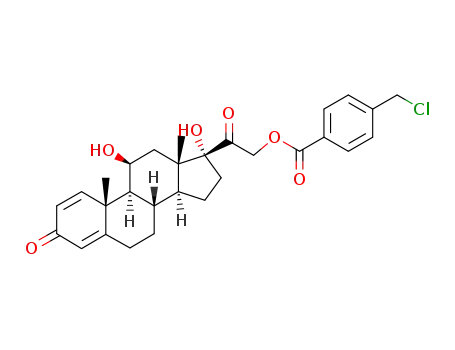 prednisolone 21-[4'-(chloromethyl)benzoate]