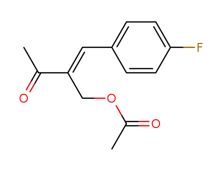 Acetic acid 2-[1-(4-fluoro-phenyl)-meth-(E)-ylidene]-3-oxo-butyl ester
