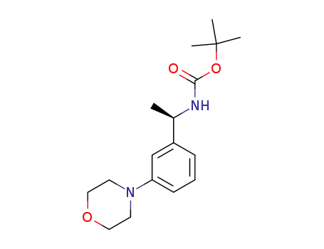 (R)-[1-(3-morpholin-4-yl-phenyl)ethyl]-carbamic acid tert-butyl ester
