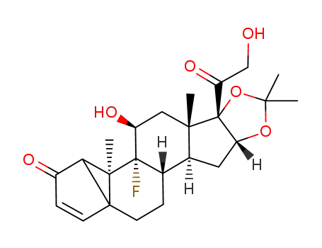 11β,21-dihydroxy-16α,17α-(1-methylethylidenedioxy)-9α-fluoro-1,5-cyclopregn-3-ene-2,20-dione