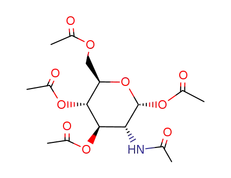 Acetic acid (2R,3R,4R,5S,6R)-2,5-diacetoxy-6-acetoxymethyl-3-acetylamino-tetrahydro-pyran-4-yl ester