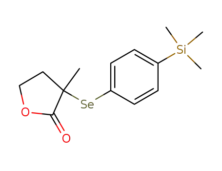 3-methyl-3-(4-trimethylsilylphenylselenyl)-3H-dihydrofuran-2-one