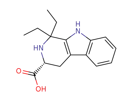 1,1-diethyl-2,3,4,9-tetrahydro-1H-β-carboline-3-carboxylic acid