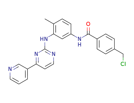 4-Chloromethyl-N-[4-methyl-3-[[4-(pyridin-3-yl)pyrimidin-2-yl]amino]phenyl]benzamide