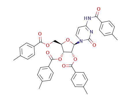 4-N-2',3',5'-tri-O-tetra(4-methylbenzoyl)cytidine