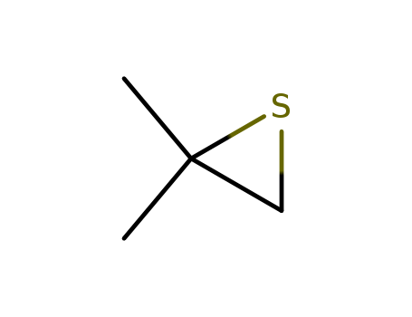 3772-13-2,ISOBUTYLENE SULFIDE,Propane,1,2-epithio-2-methyl- (7CI,8CI); 2,2-Dimethylthiirane; 2-Methylpropene sulfide;Isobutenylene sulfide; Isobutylene sulfide