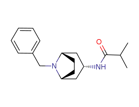 Molecular Structure of 376348-67-3 (N-(8-Benzyl-8-azabicyclo[3.2.1]oct-3-yl-exo)-2-methylpropanamide)