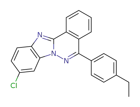 9-chloro-5-(4-ethylphenyl)benzo[4,5]imidazo[2,1-a]phthalazine