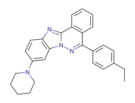 5-(4-ethylphenyl)-9-piperidinobenzo[4,5]imidazo[2,1-a]phthalazine